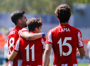 Temp 21/22 | Atlético de Madrid B - Fuenla Promesas | Celebración Piña 2