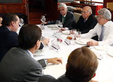 temporada 13/14. Comida de directivas Atl&eacute;tico- Levante