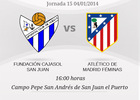 Módulo próximo partido liga femenina jornada 15 Cajasol