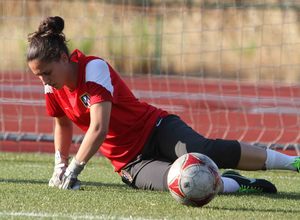 Temporada 2013-2014. Noelia Gil durante un entrenamiento
