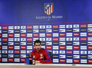 temporada 13/14. rueda de prensa de Raúl García en Majadahonda