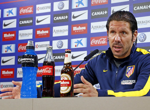 temporada 13/14. rueda de prensa de Diego Pablo Simeone en Majadahonda