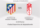 Módulo próximo partido liga femenina jornada 19 Granada Femenino