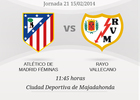 Módulo próximo partido liga femenina jornada 21 Rayo Vallecano