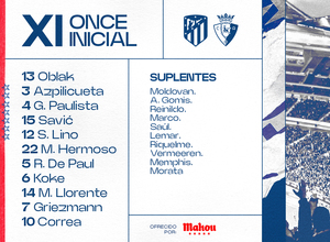 Once vs Osasuna ESP