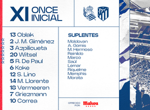 Once vs real sociedad esp