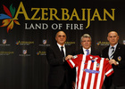 temporada 13/14. Acto renovación con Azerbaiján en el estadio Vicente Calderón