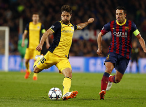 Temporada 13/14. F.C. Barcelona - Atlético de Madrid. Ida cuartos. Champions.