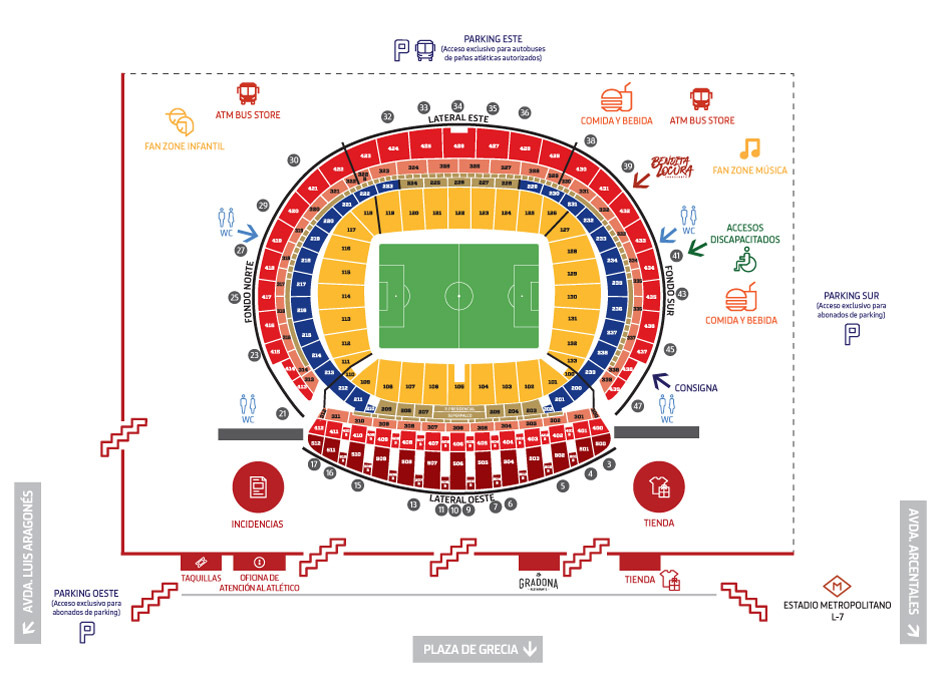 Club Atlético de Madrid ·  oficial Cinco para ir al Wanda Metropolitano