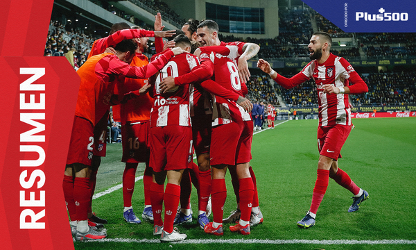 Resumen del Cádiz 1-4 Atlético de Madrid