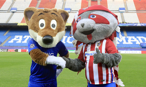 Filbert Fox e Indi se vieron antes del Atleti-Leicester