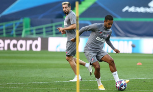 Revive el último entrenamiento del Atlético de Madrid antes de los cuartos de Champions League