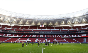 Nuestro estadio, preparado para el Atleti-Sevilla