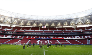 Nuestro estadio, preparado para el Atleti-Sevilla