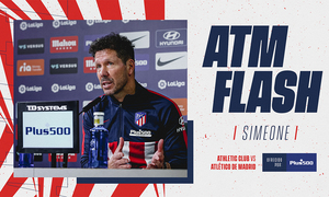 Simeone: “Nos enfrentamos a un rival competitivo con ilusión y entusiasmo”