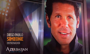 Temporada 2013-14. Once del Atlético de Madrid para el recibir al Sevilla