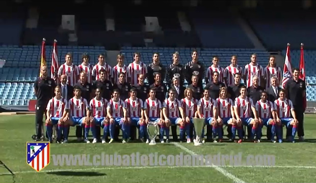 Foto oficial 2010/2011 Club Atlético de Madrid · Web oficial