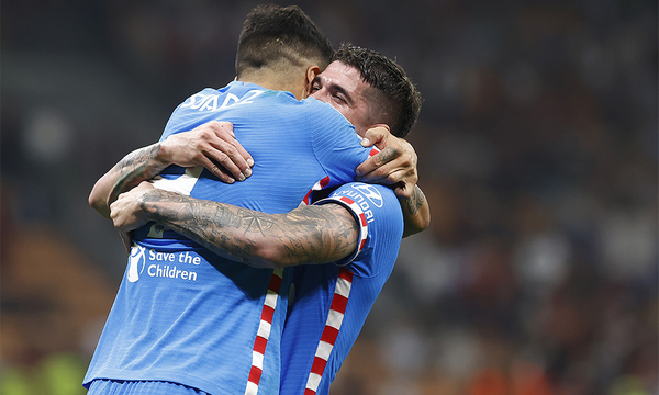 ¡No te pierdas la conversación entre Suárez y De Paul tras el triunfo en San Siro!