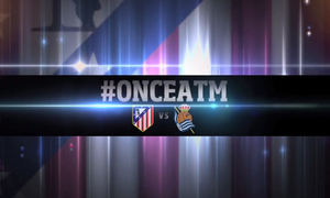 Temporada 2013-14. Once del Atlético de Madrid para el recibir a la Real Sociedad