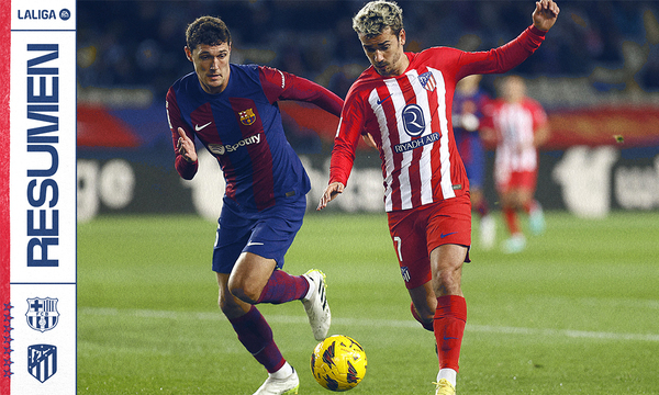 Resumen del FC Barcelona 1-0 Atlético de Madrid