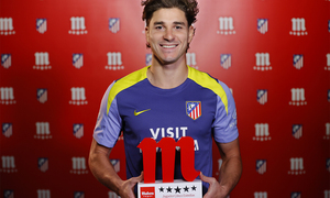 Julián Alvarez, elegido 'Jugador Cinco Estrellas' del mes de septiembre