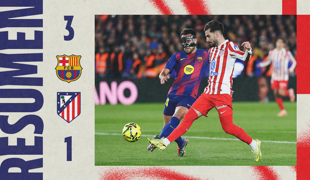Derrota en el Camp Nou - Club Atlético de Madrid · Web oficial