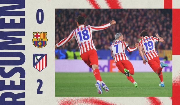 Triunfo en el Camp Nou - Club Atlético de Madrid · Web oficial