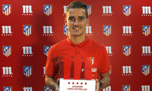#JUGADOR5ESTRELLAS MAHOU. Griezmann, el mejor de agosto